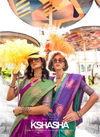Kshasha By Rajtex Two Tone Handloom Weaving Silk Saree Exporters In India